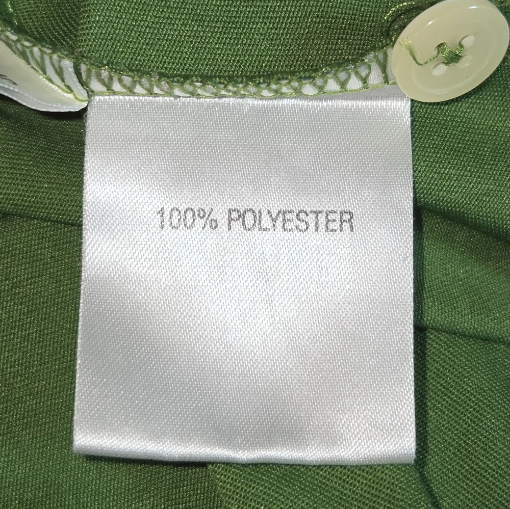 Adidas ClimaLite Sweat Wicking Green Stretch 2 Button‎ Short Sleeve Polo Size XL